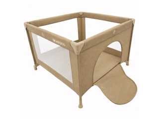 Манеж детский квадратный VELANO Cubo, beige