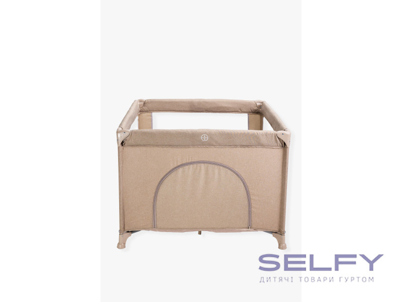 Манеж дитячий квадратний VELANO Cubo, beige, Фото 1