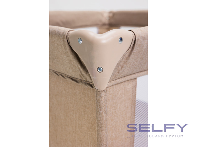 Манеж детский квадратный VELANO Cubo, beige, Фото 6