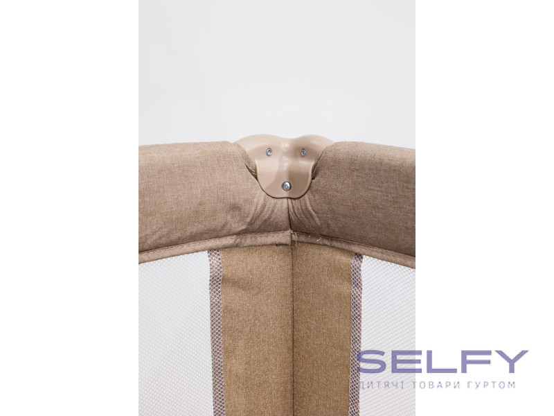 Манеж детский квадратный VELANO Cubo, beige, Фото 7