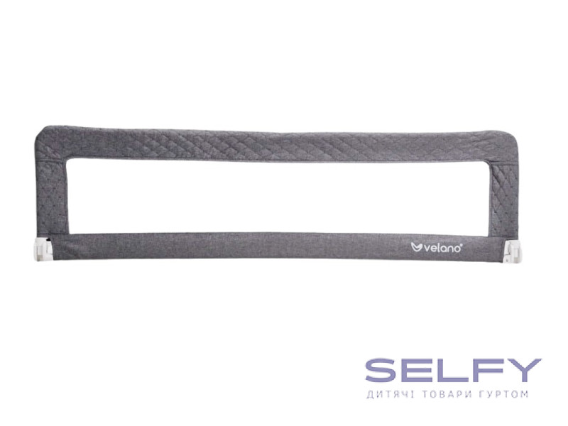 Захисний бортик для ліжка VELANO Wolli, grey, Фото 1