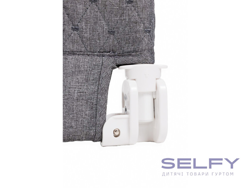 Захисний бортик для ліжка VELANO Wolli, grey, Фото 8