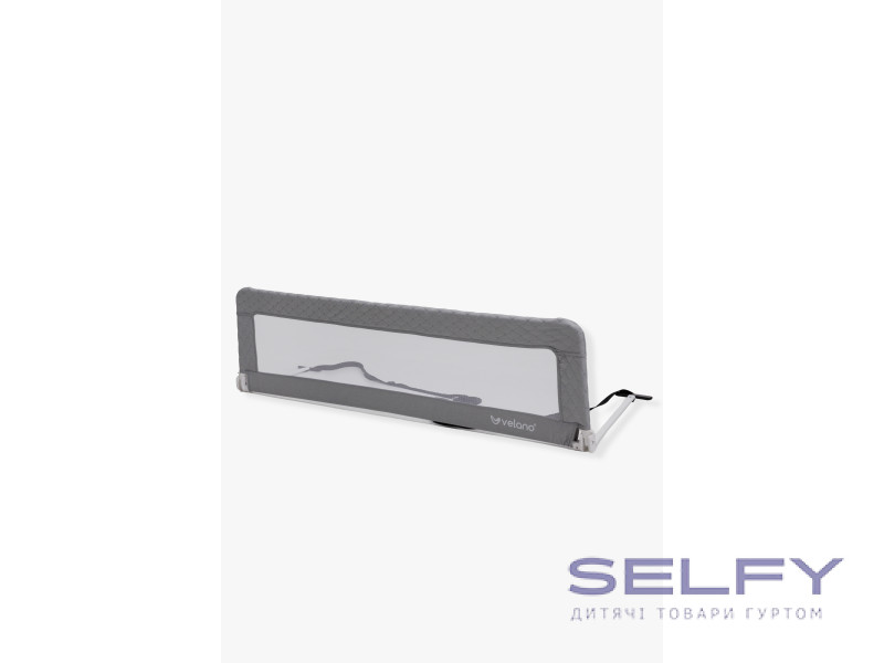 Захисний бортик для ліжка VELANO Wolli, light grey, Фото 3