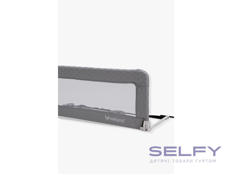 Захисний бортик для ліжка VELANO Wolli, light grey, Фото 4
