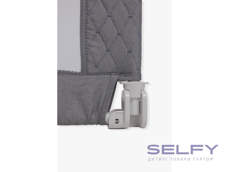 Захисний бортик для ліжка VELANO Wolli, light grey, Фото 7