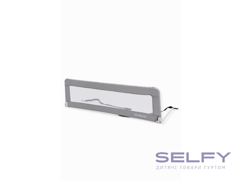 Защитный бортик для кровати VELANO Wolli, light grey, Фото 3