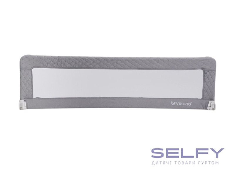Захисний бортик для ліжка VELANO Wolli, light grey, Фото 1