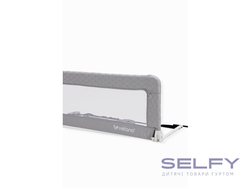 Захисний бортик для ліжка VELANO Wolli, light grey, Фото 4