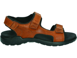 Босоніжки шкіряні чоловічі American Club CY148 коричневий 41-45