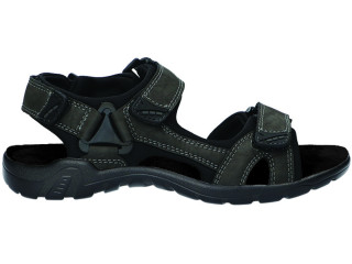 Босоножки кожаные мужские American ClubCY 194 серый 41-45