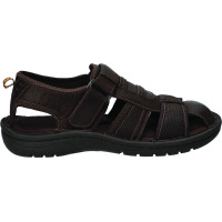 Босоніжки шкіряні чоловічі American Club CY 195 коричневий 40-43