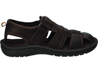 Босоножки кожаные мужские American Club CY 195 коричневый 40-43