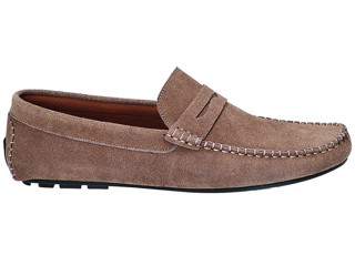 Мокасины КОЖА American Club CY 117 бежевые 42-44