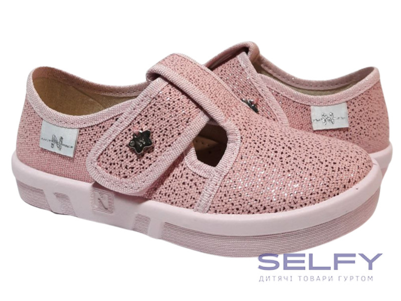 Merry 26-32 рожева, рожева підошва, брошка зірка, Фото 1