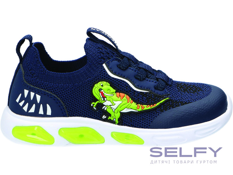 Кросівки American Club ES 205 LED темно-синій 24-28, Фото 1