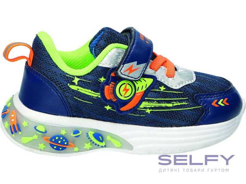 Кросівки American Club RL 177 темно-синій, LED 26-30, Фото 1