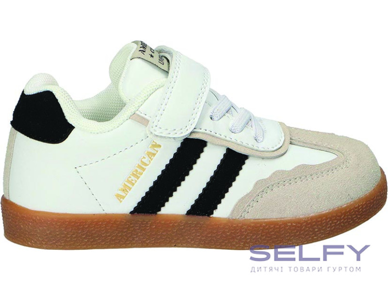 Кроссовки American Club XD 178 бело-черный 32-36, Фото 1