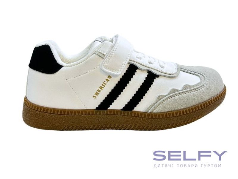 Кроссовки American Club XD 178 бело-черный 32-36, Фото 1