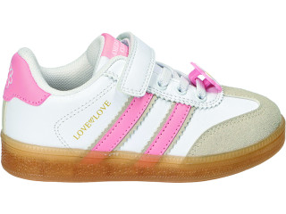 Кроссовки American Club ES 204 бело-розовый 26-30