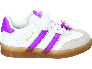 Кроссовки American Club ES 204 бело-лиловый 26-30