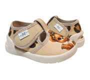 Jully 20-25 бежева, бежева підошва, ведмедик по-розмірно