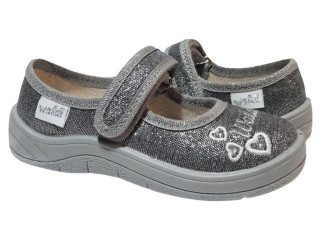 Аліна 24-30 сіра, сіра підрошва, серця по-розмірно