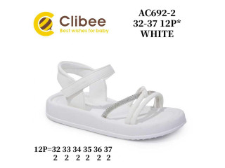 Босоніжки дитячі Clibee AC692-2 white 32-37
