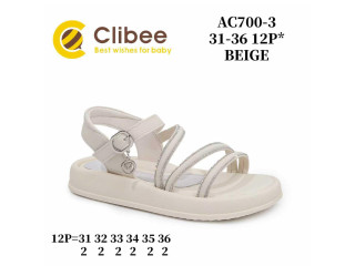Босоніжки дитячі Clibee AC700-3 beige 31-36