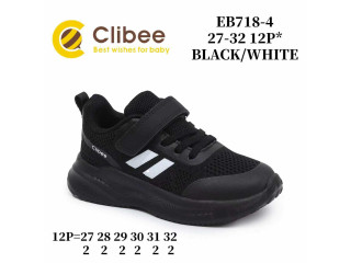 Кросівки дитячі Clibee EB718-4  black-white 27-32