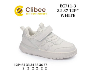 Кроссовки детские Clibee EC711-3 white 32-37