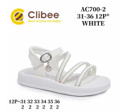 Босоніжки дитячі Clibee AC700-2 white 31-36