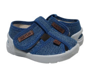 Pitter синій 20-25, сіра підошва