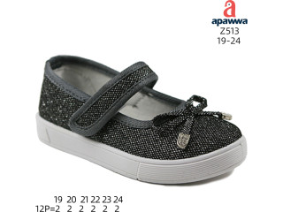 Балетки детские Apawwa Z513 black 19-24