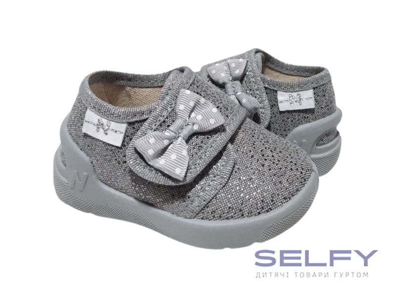 Bella 20-25 сірий, сірий бант, Фото 1