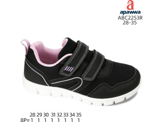 Кроссовки Apawwa ABC2253R black-purple 28-35