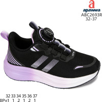 Кроссовки Apawwa ABC2693R black-pink 32-37