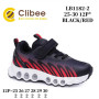 Кросівки дитячі Clibee LB1182-2 black-red 25-30 Кросівки дитячі Clibee LB1182-2 black-red 25-30