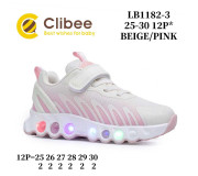 Кросівки дитячі Clibee LB1182-3 beige-pink 25-30