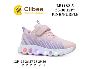Кроссовки детские Clibee LB1182-5 pink-purple 25-30