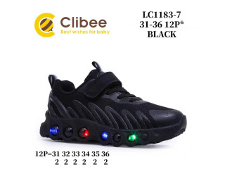 Кросівки дитячі Clibee LC1183-7 black 31-36
