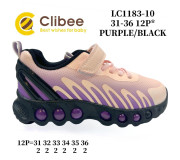 Кросівки дитячі Clibee LC1183-10 purple-black 31-36