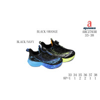 Кроссовки детские Apawwa ABC2703R black-navy 33-38