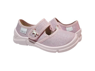 Laura 26-31 розовая, розовая подошва