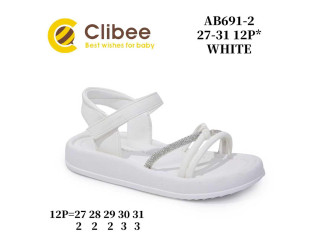 Босоніжки дитячі Clibee AB691-1 white 27-31