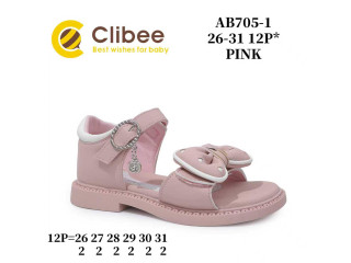 Босоніжки дитячі Clibee AB705-1 pink 26-31