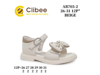 Босоніжки дитячі Clibee AB705-2 beige 26-31