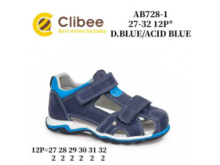 Босоніжки дитячі Clibee AB728-1 d.blue-a.blue 27-32