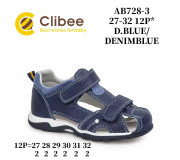 Босоножки детские Clibee AB728-3 d.blue-d.blue 27-32