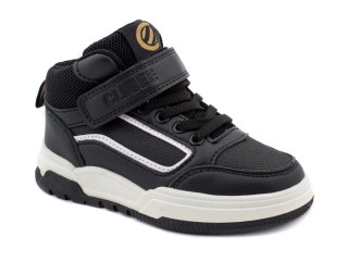 Хайтопи дитячі Clibee EB269 black-white 27-32 по- розмірно