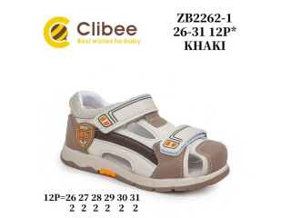 Босоножки детские Clibee ZB2262-1 khaki 26-31